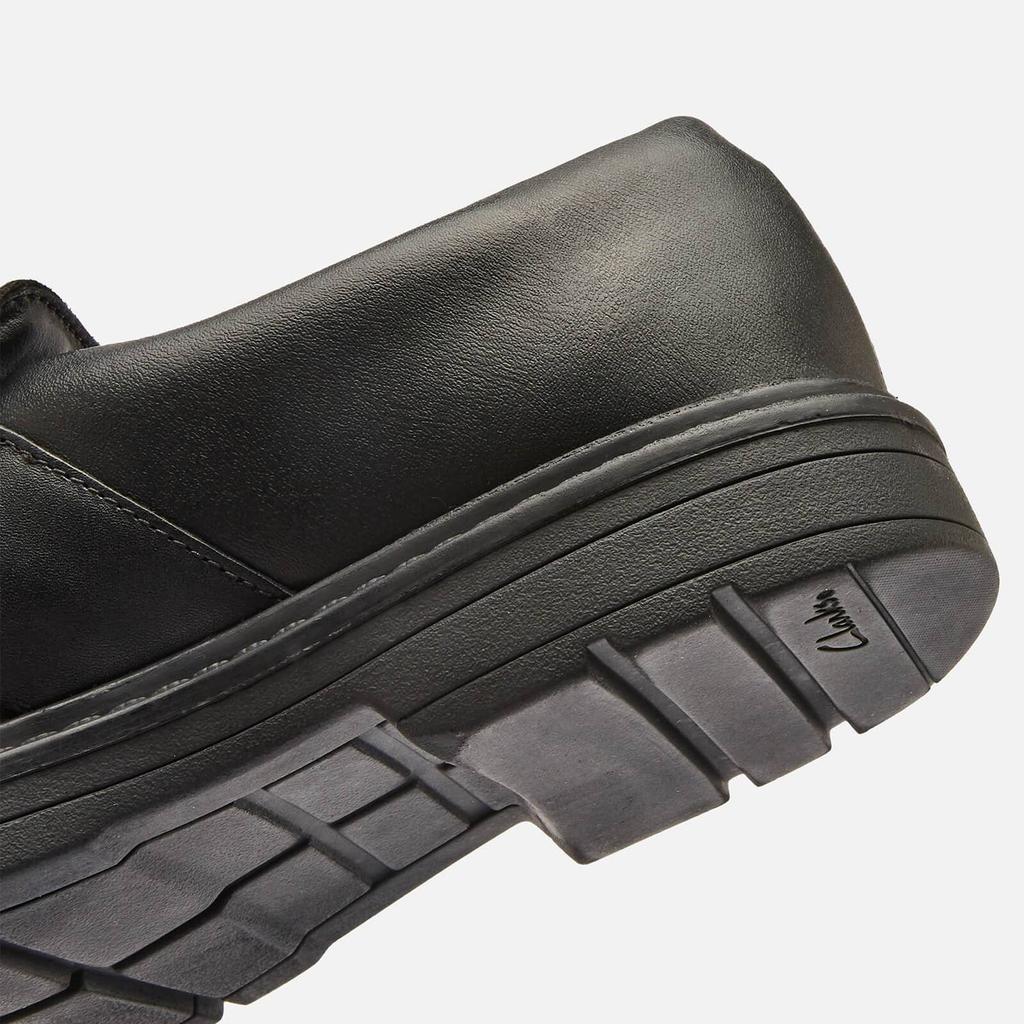 Clarks Youth Loxham Craft School Shoes - Black Leather商品第4张图片规格展示