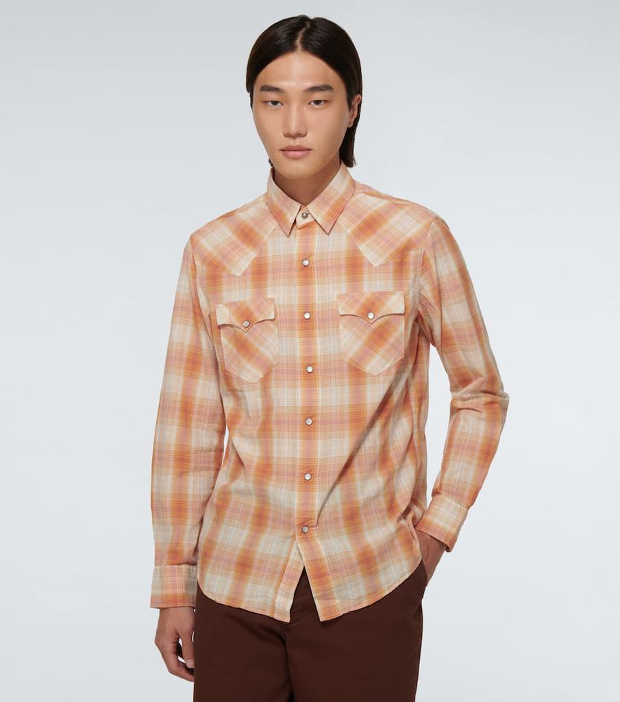 商品RRL|格纹长袖棉质衬衫,价格¥1139,第5张图片详细描述