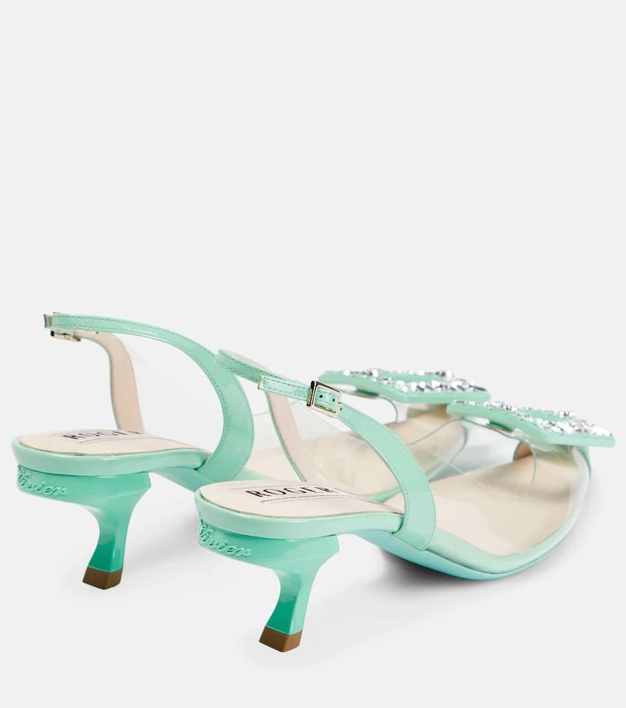 商品Roger Vivier|Virgule PVC slingback pumps,价格¥7709,第3张图片详细描述