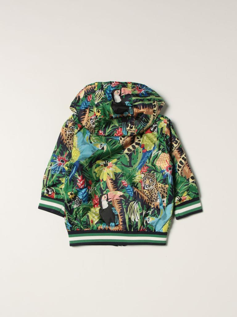 Kenzo Junior printed hooded jacket商品第2张图片规格展示