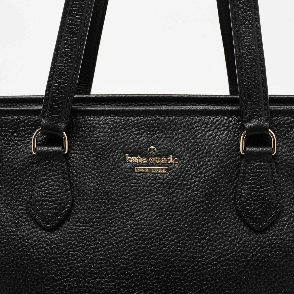 商品[二手商品] Kate Spade|Kate Spade Black Leather Small Jackson Street Hayden Tote,价格¥1235,第5张图片详细描述