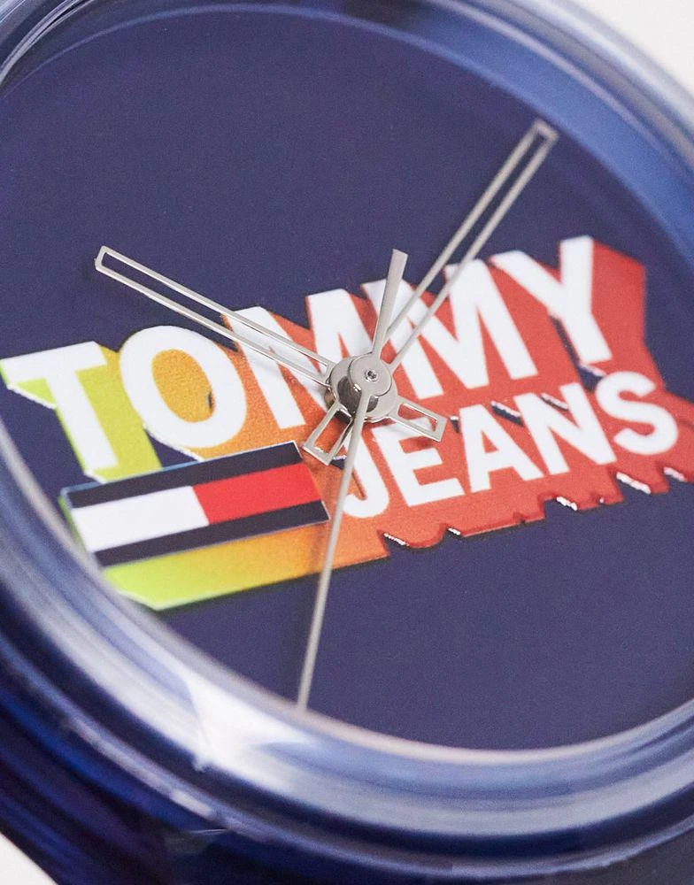 商品Tommy Hilfiger|Tommy Jeans silicone watch in navy,价格¥510,第3张图片详细描述