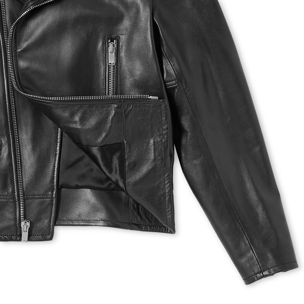 商品Yves Saint Laurent|Saint Laurent Classic Motorcycle Leather Jacket,价格¥32330,第4张图片详细描述