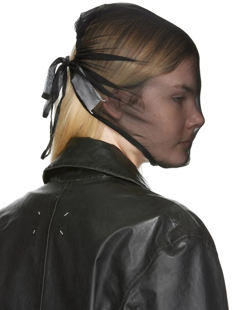 商品MAISON MARGIELA|Black Georgette Mask,价格¥1025,第3张图片详细描述