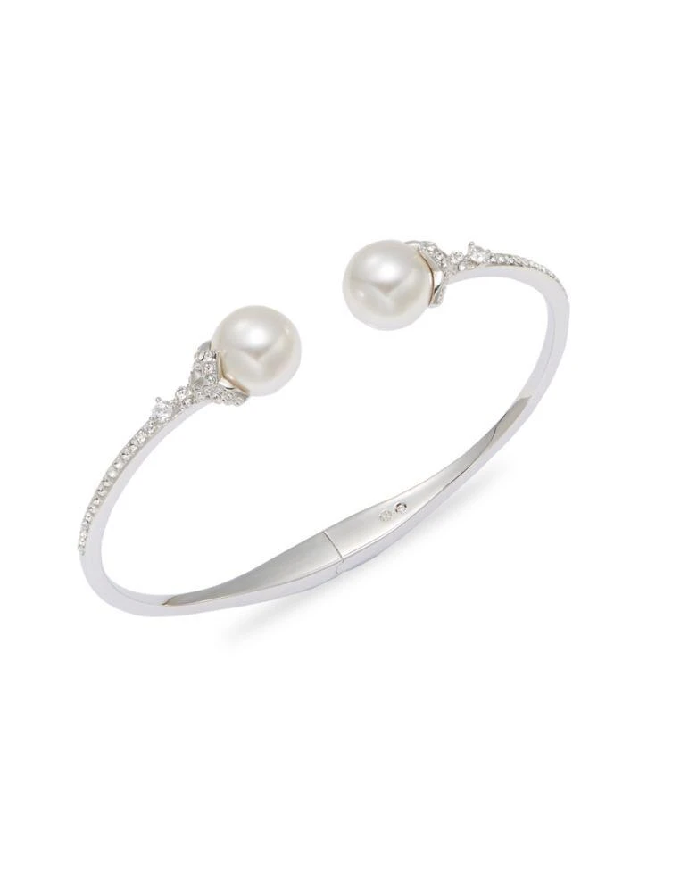商品Nadri|Silvertone Bangle Bracelet,价格¥384,第1张图片