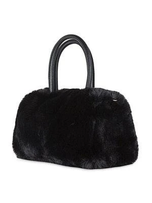 商品Luxe Faux Fur|Faux Fur Bowling Bag,价格¥450,第4张图片详细描述