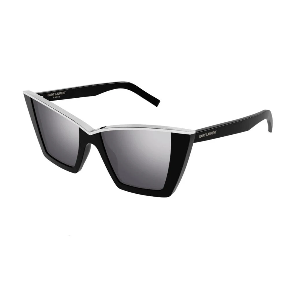 商品Yves Saint Laurent|Saint Laurent Eyewear Black Cat-Eye Sunglasses,价格¥2487,第2张图片详细描述