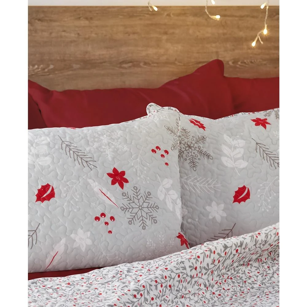 商品Avanti|Winterberry 3 Piece Quilt Set,价格¥359,第3张图片详细描述