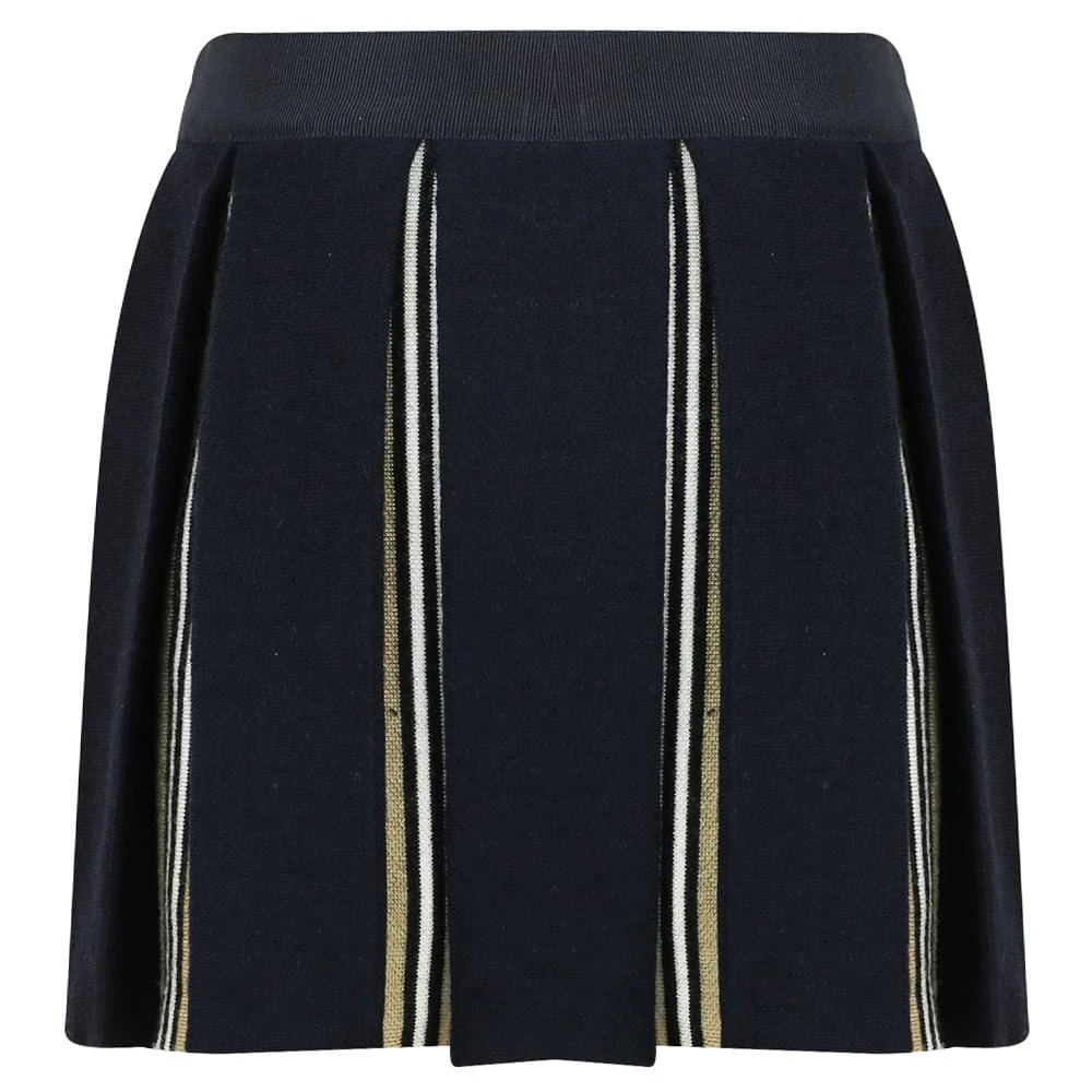 商品Burberry|Infant Dark Navy Amelia Skirt,价格¥830,第1张图片