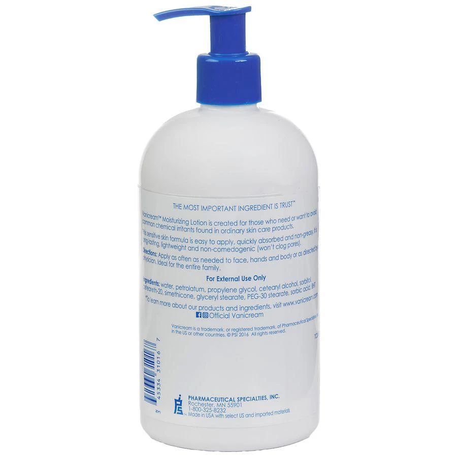 商品Vanicream|Moisturizing Lotion for Sensitive Skin Fragrance-Free,价格¥126,第2张图片详细描述