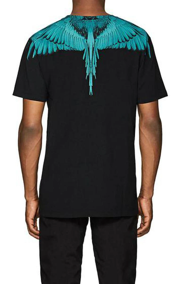 商品Marcelo Burlon|Wingspan Cotton Jersey T-Shirt,价格¥2159,第3张图片详细描述