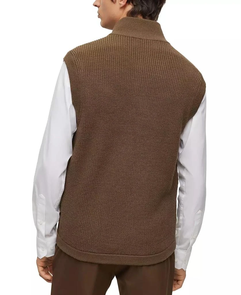 商品Hugo Boss|Men's Logo Patch Regular-Fit Gilet Vest,价格¥1457,第2张图片详细描述