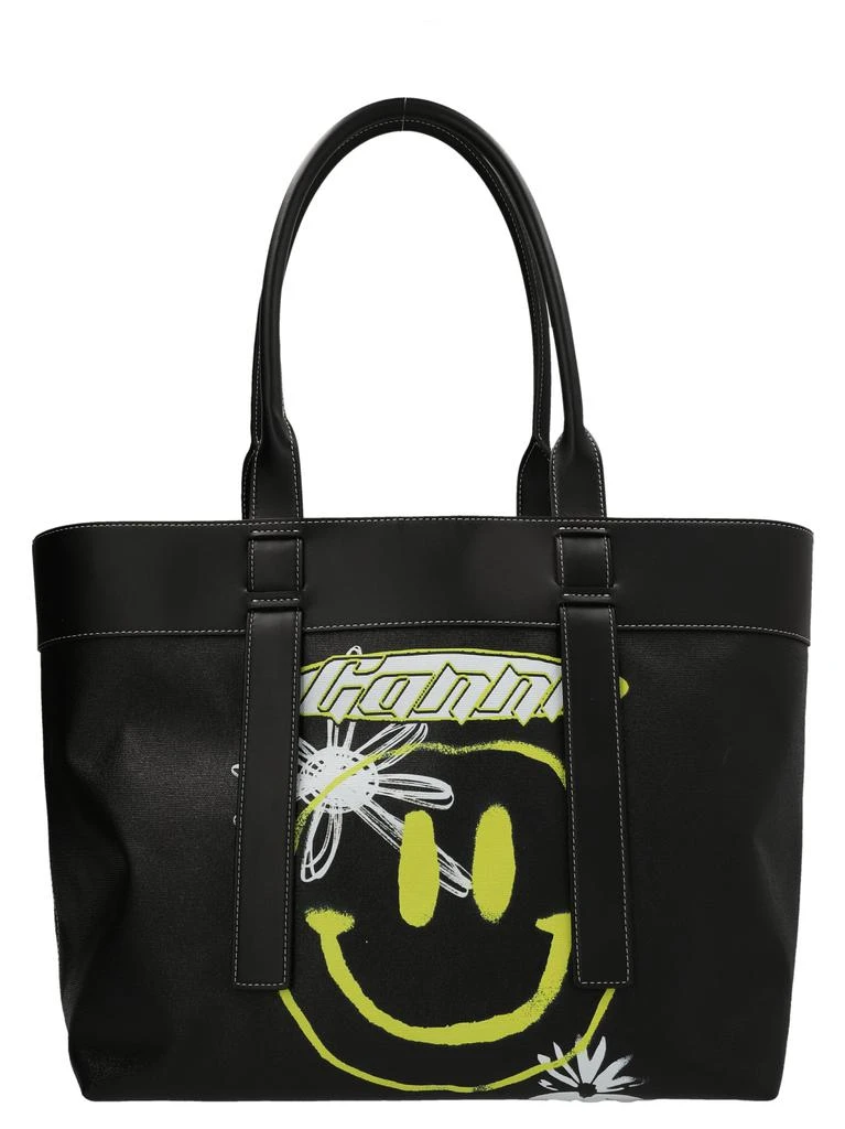 商品Ganni|Logo print shopping bag,价格¥1643,第1张图片