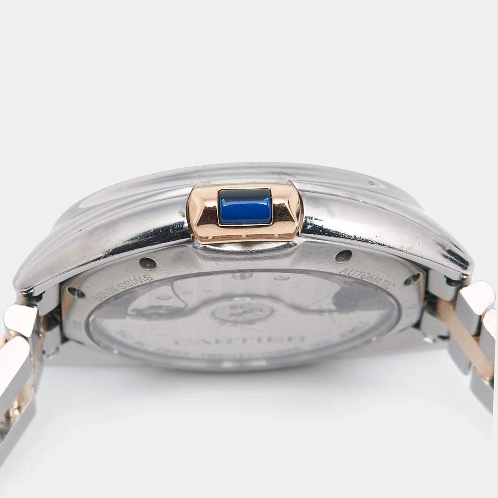 商品[二手商品] Cartier|Cartier Silver 18K Rose Gold Stainless Cle de Cartier W2CL0003 Unisex Wristwatch 35 mm,价格¥32285,第5张图片详细描述