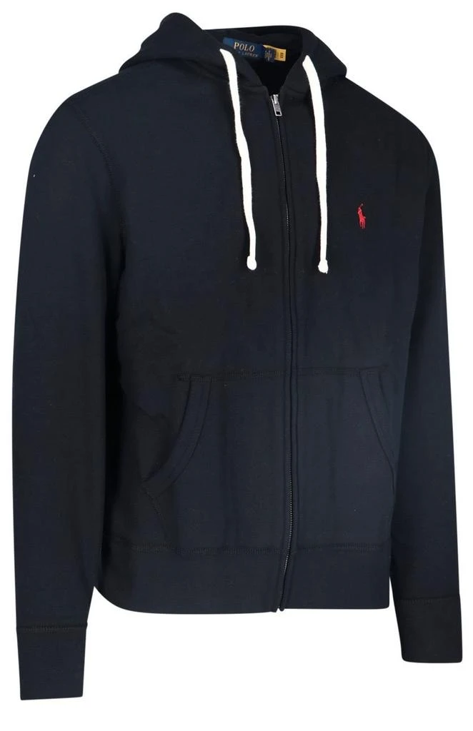 商品Ralph Lauren|Polo Ralph Lauren Logo Embroidered Zipped Hoodie,价格¥1296,第3张图片详细描述