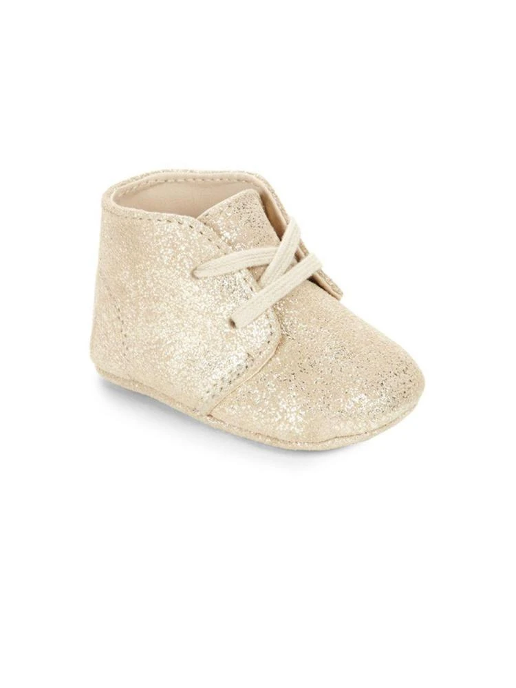 商品Ralph Lauren|Baby Girl's Layette Carl Metallic Suede Chukka Booties,价格¥154,第1张图片