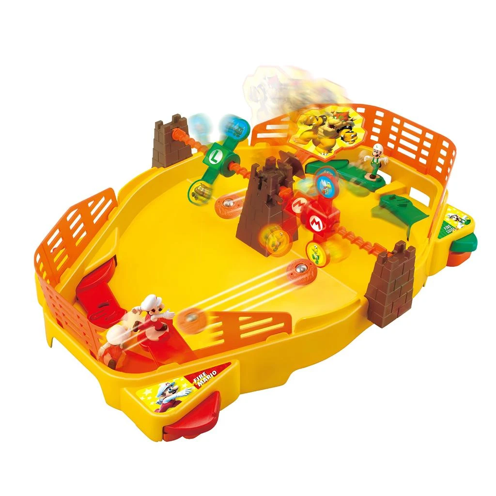 商品EPOCH|EPOCH Super Mario Fireball Stadium from, Multiplayer Tabletop Action Game for Ages 5+, game base with Bowser’s Tower, two double sided targets and Super Mario and Luigi collectible action figures,价格¥74,第1张图片