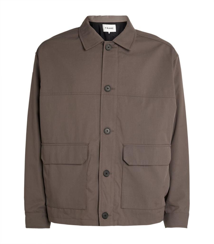 商品FRAME|Cotton-Blend Field Jacket,价格¥4305,第1张图片