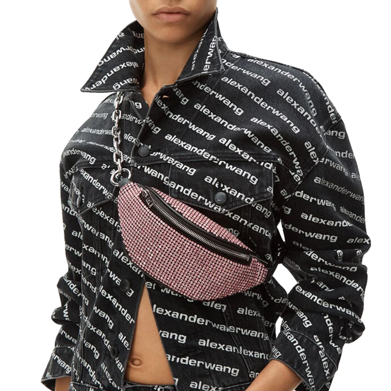 ALEXANDER WANG 女士粉色腰包 20121F13M-671 商品