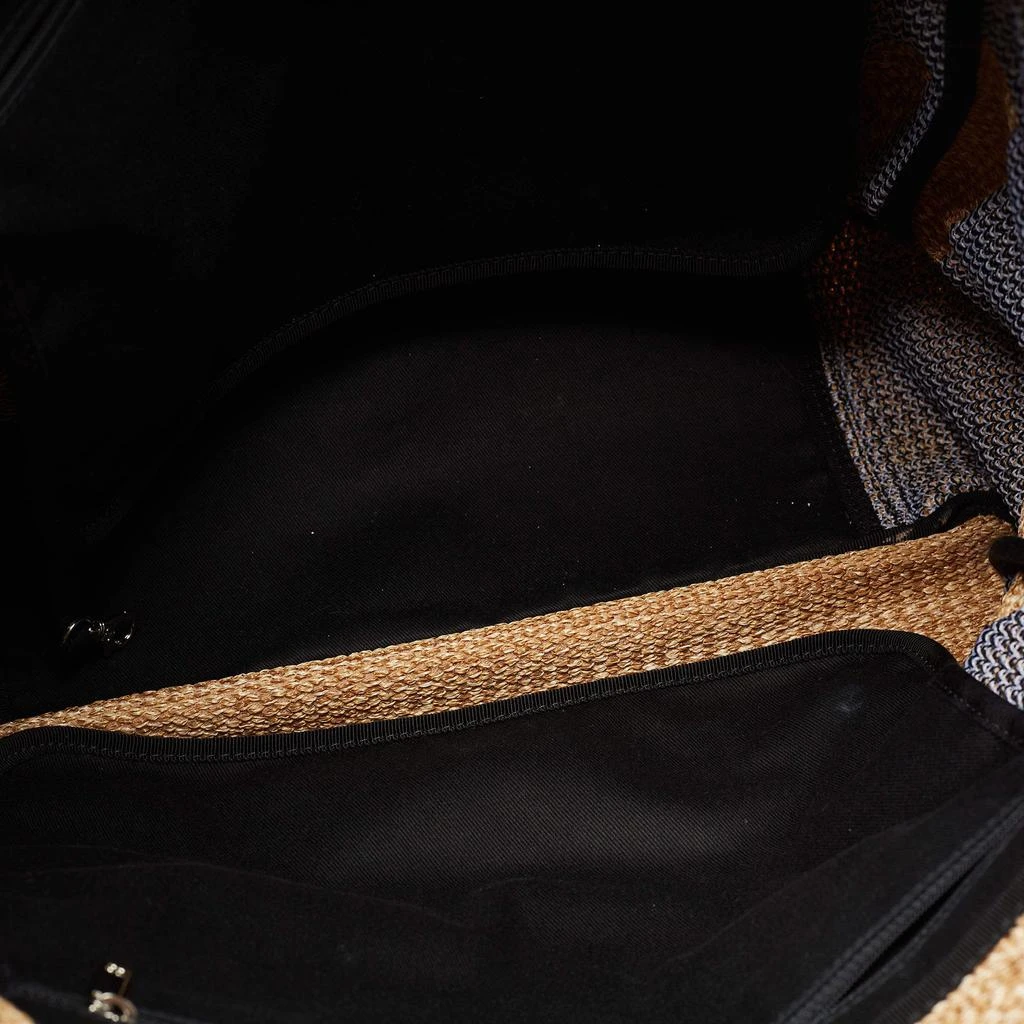 Chanel Brown/Black Raffia Shopping Tote 商品