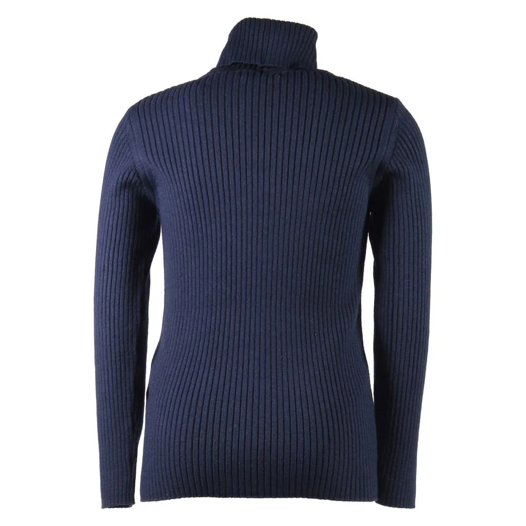 商品EMILIO PUCCI|Emilio Pucci Pullover Blu Navy A Collo Alto Maglia Di Viscosa E Lana,价格¥1056,第2张图片详细描述