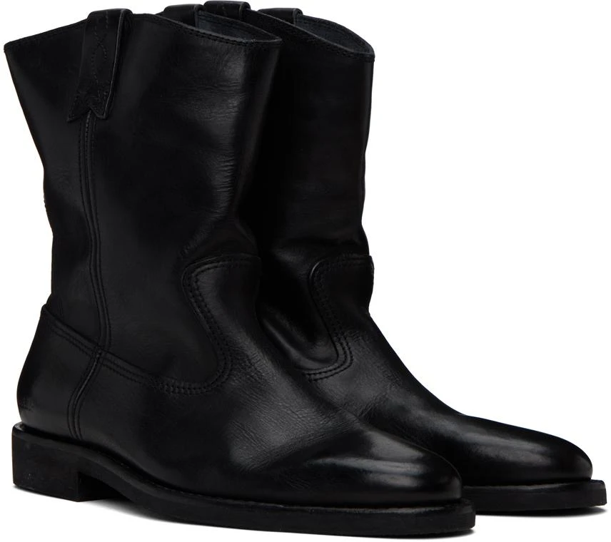 商品Golden Goose|Black Biker Boots,价格¥8003,第4张图片详细描述