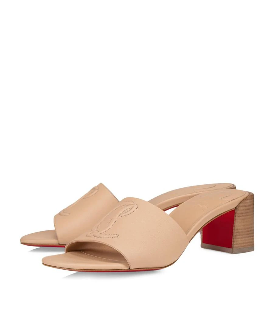 商品Christian Louboutin|CL Leather Mules 55,价格¥6236,第3张图片详细描述