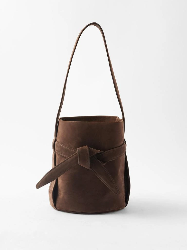 商品The Row|Leo knotted suede bucket bag,价格¥10597,第1张图片