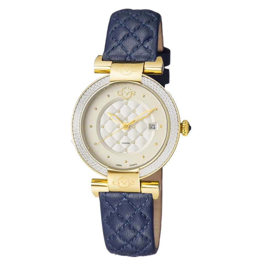 商品Gevril|GV2 by Gevril Berletta White Dial Ladies Watch 1501-L3,价格¥3348,第1张图片