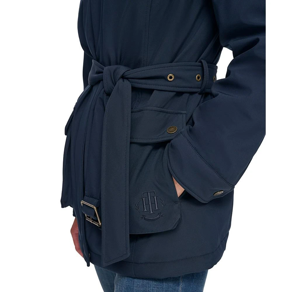 商品Tommy Hilfiger|Women's Hooded Crest Pocket Raincoat,价格¥1018,第5张图片详细描述