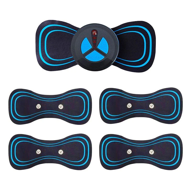 商品Fresh Fab Finds|Portable Neck Massager Pads 5 Pack, Reusable & Long-Lasting Black,价格¥151,第1张图片