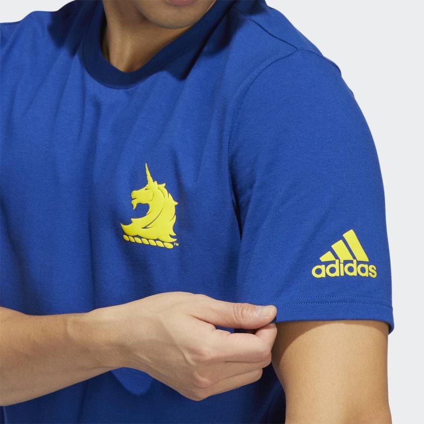 商品Adidas|Men's adidas Boston Marathon 2022 Logo Tee,价格¥130,第7张图片详细描述