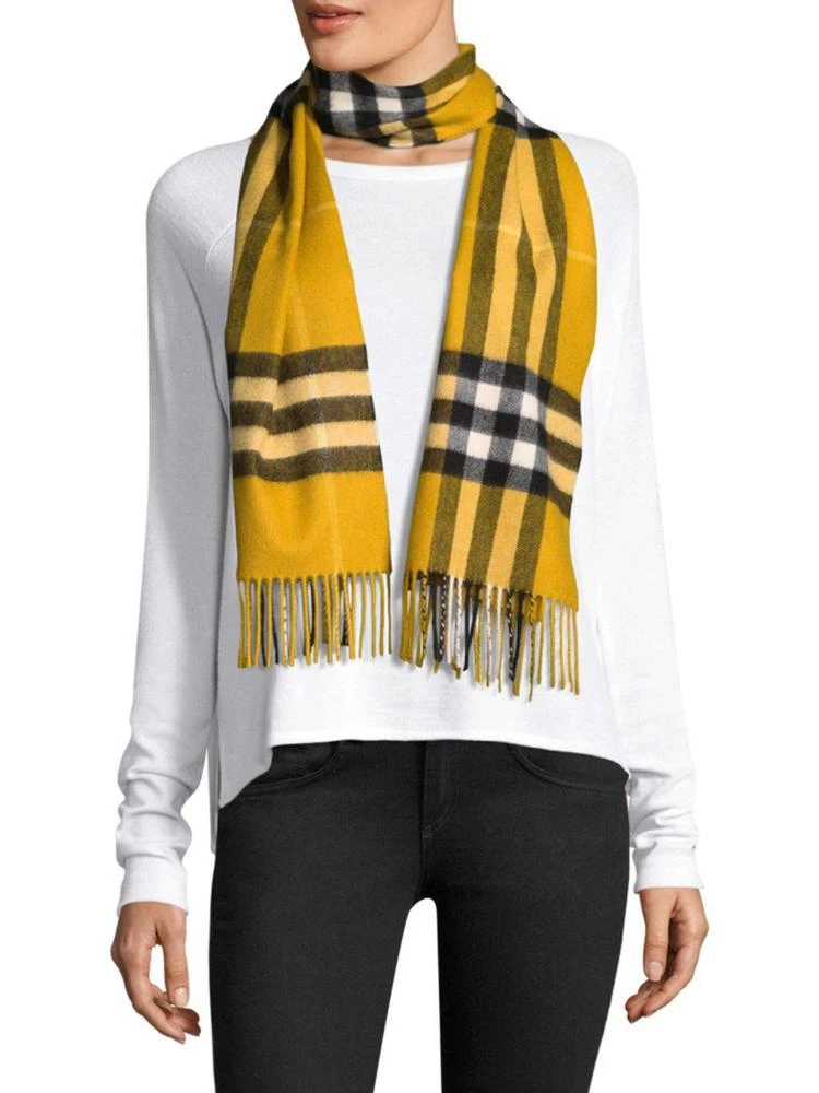 商品Burberry|Giant Check Cashmere Scarf,价格¥2282,第1张图片