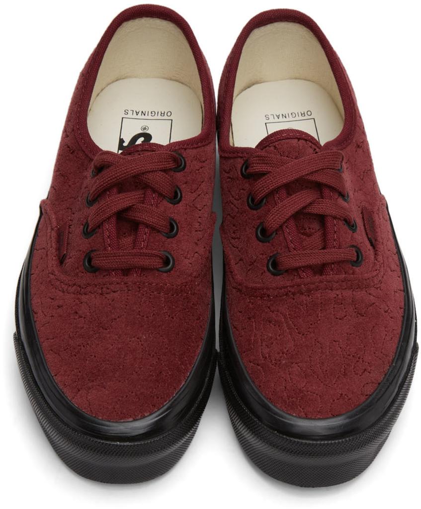 Burgundy OG Authentic LX Sneakers商品第5张图片规格展示