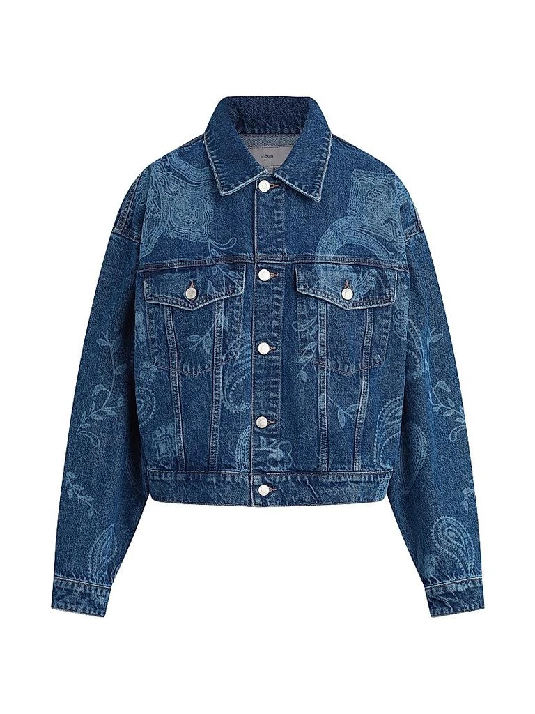 商品Hudson|Brea Swing Paisley Trucker Jacket,价格¥1054,第1张图片