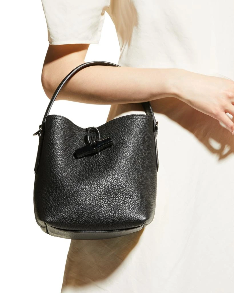 商品Longchamp|Roseau Essential Leather Bucket Bag,价格¥3827,第2张图片详细描述