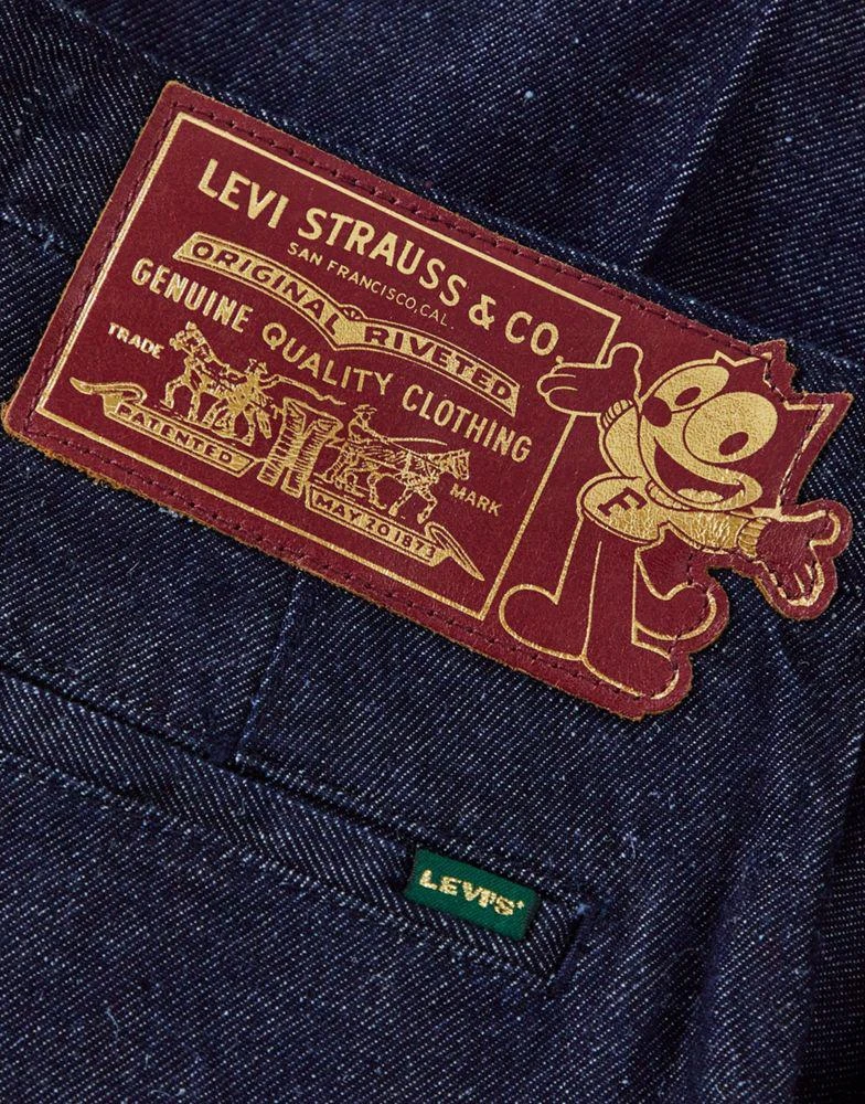 商品Levi's|Levi's x Felix pleat high loose jean in blue,价格¥462,第3张图片详细描述