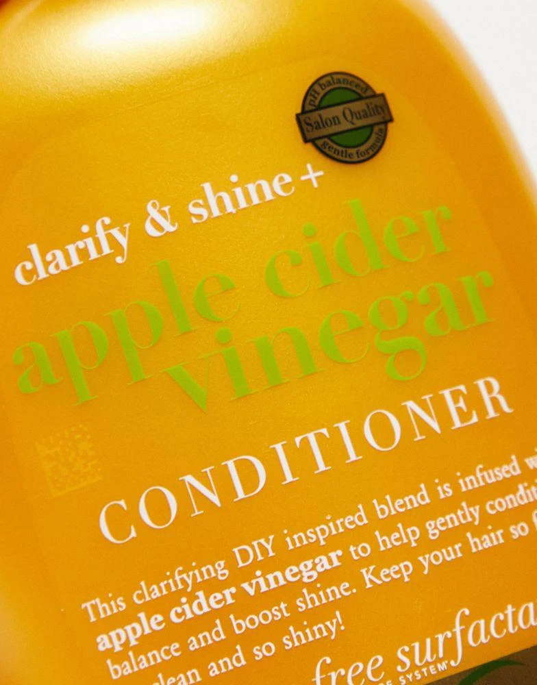 商品OGX|OGX Clarify & Shine+ Apple Cider Vinegar Conditioner 370g,价格¥48,第4张图片详细描述