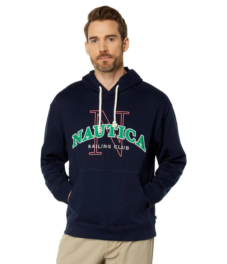 商品Nautica|Sustainably Crafted Logo Hoodie,价格¥356,第1张图片