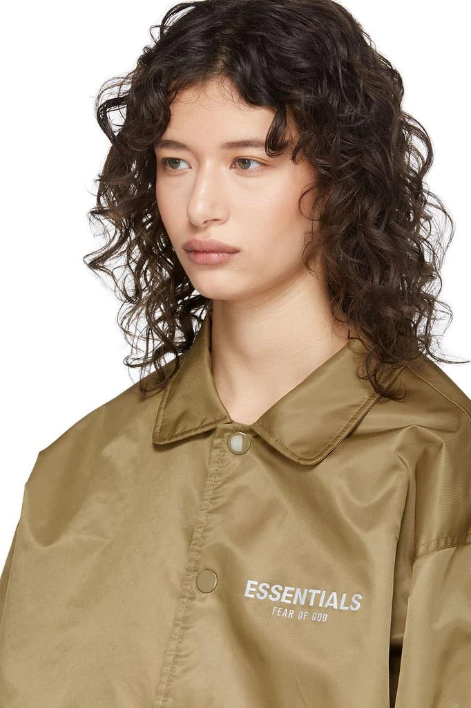 商品Essentials|Tan Logo Jacket,价格¥795,第4张图片详细描述