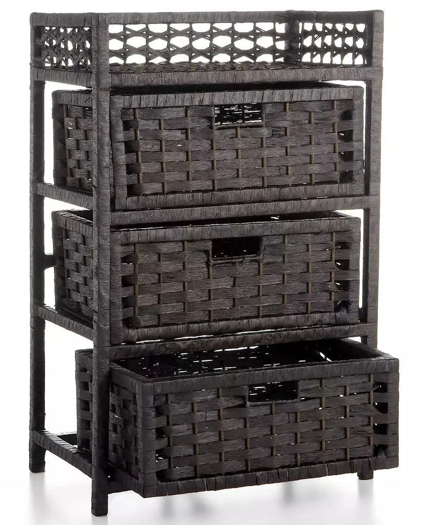 商品Household Essentials|Storage Chest, 3 Drawer Paper Rope,价格¥993,第1张图片