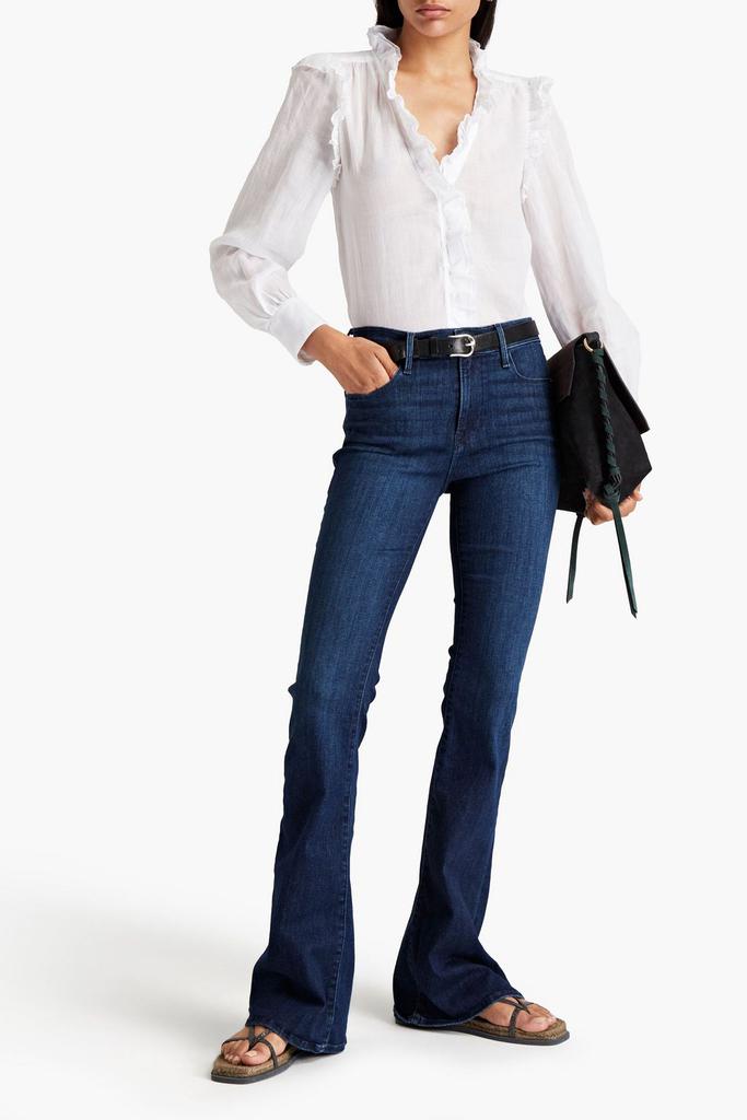 Le High Flare mid-rise flared jeans商品第4张图片规格展示