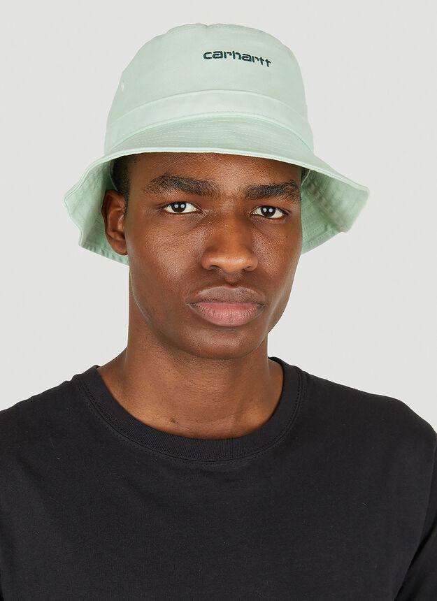 Script Logo Bucket Hat in Light Green商品第2张图片规格展示