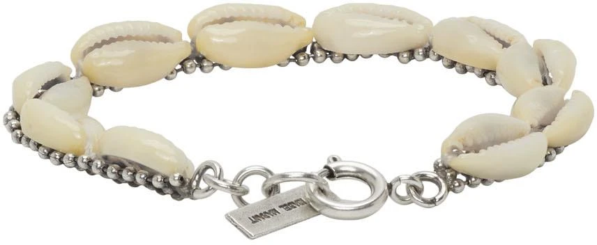 商品Isabel Marant|Off-White Seashell Bracelet,价格¥727,第4张图片详细描述