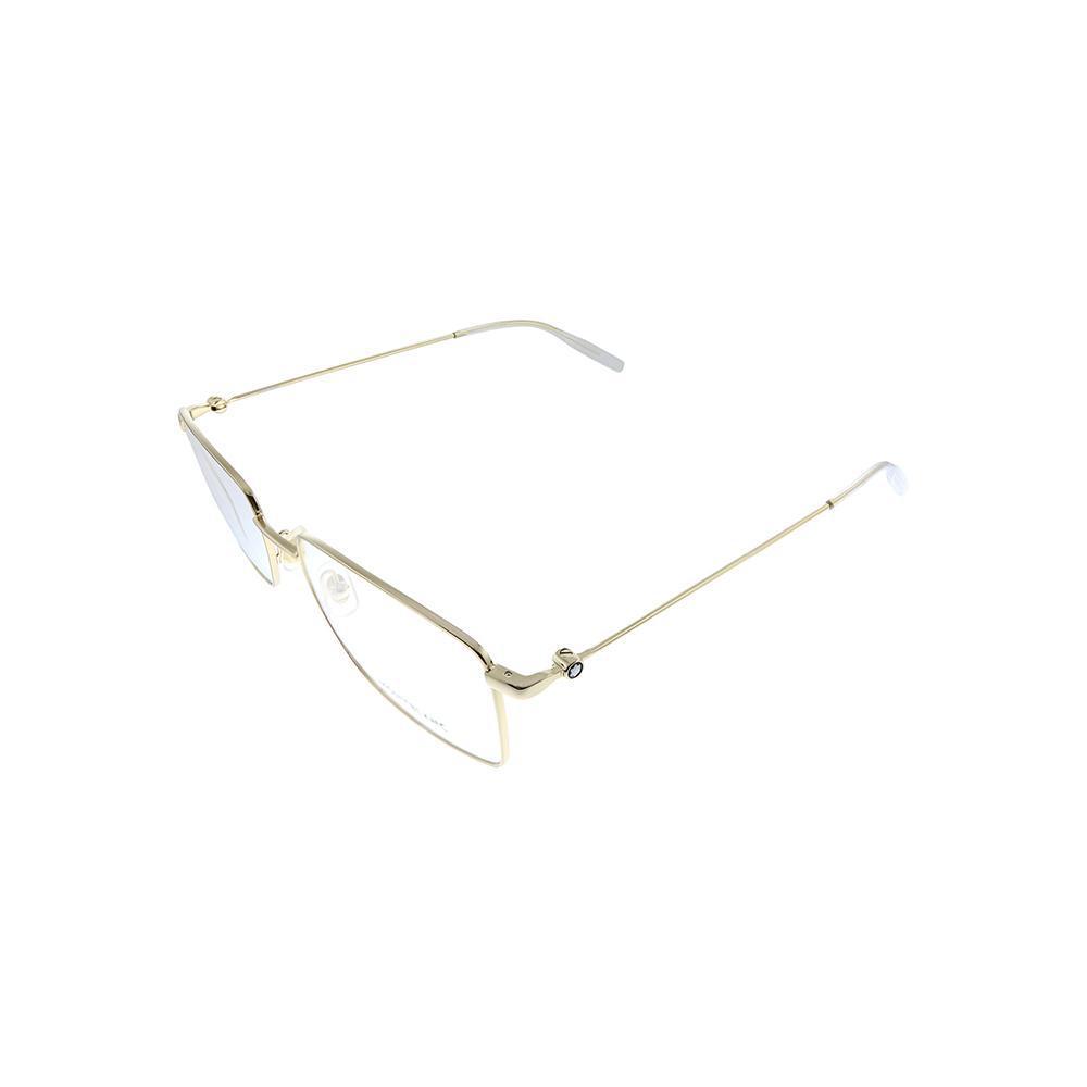 商品MontBlanc|Mont Blanc  MB 0076O 002 Unisex Rectangle Eyeglasses 55mm,价格¥1193,第1张图片