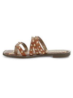 商品Sam Edelman|Eloise Studded Leather Slides,价格¥84,第4张图片详细描述
