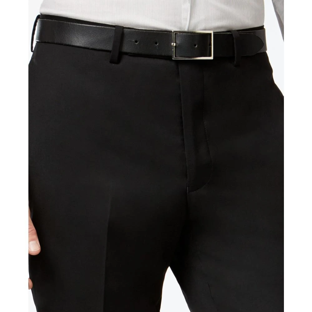 商品Calvin Klein|Solid Wool Black Slim X Fit Suit,价格¥1127,第3张图片详细描述