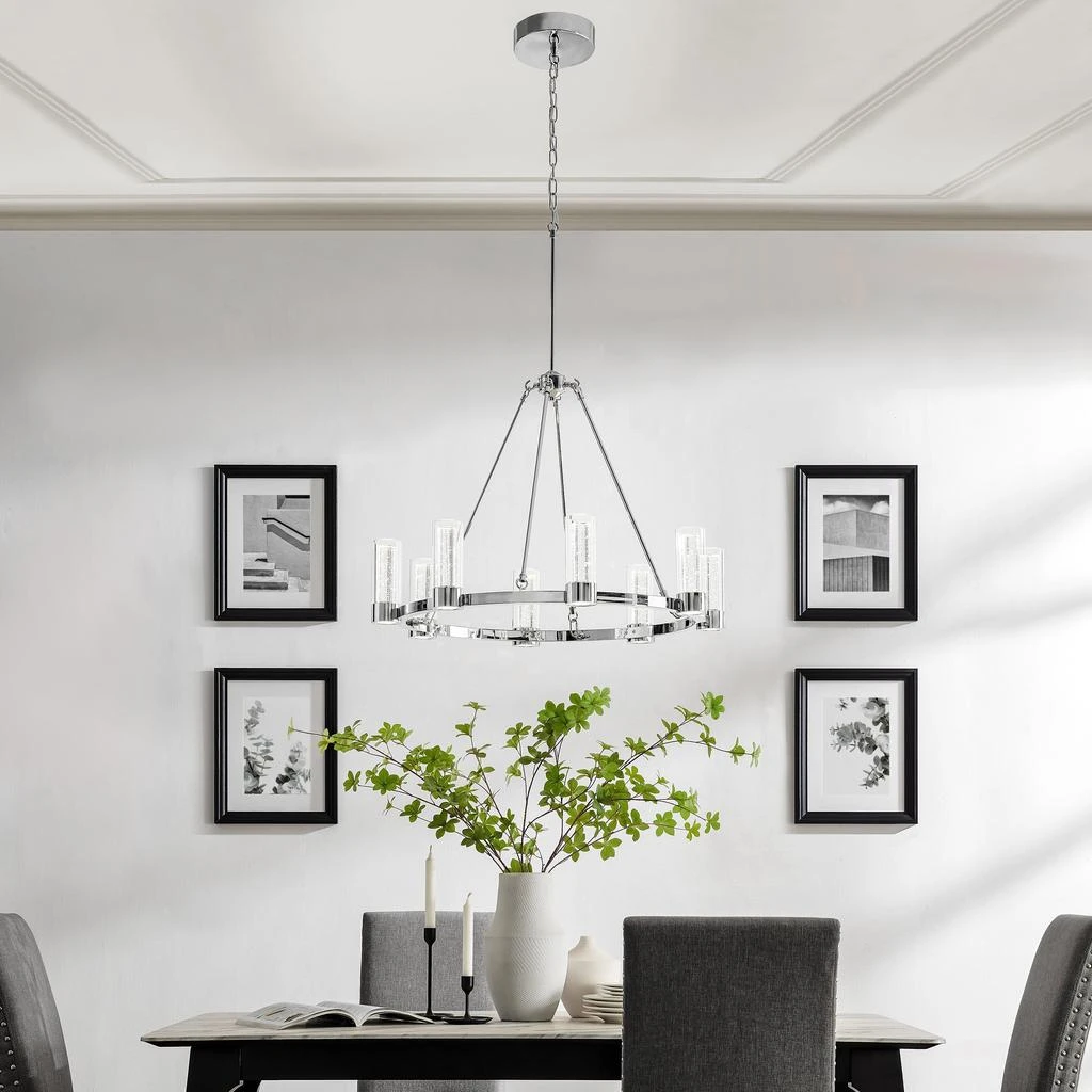 商品Finesse Decor|Victory 8 Light Chandelier,价格¥3633,第2张图片详细描述