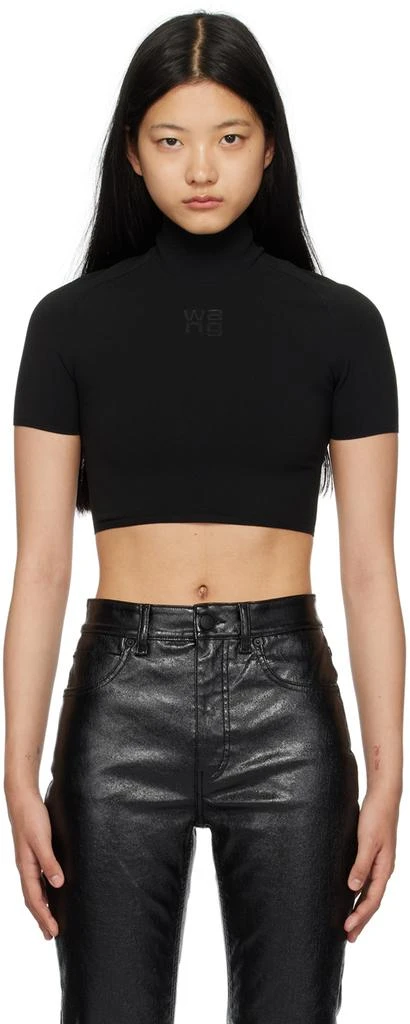 商品Alexander Wang|Black Bodycon T-Shirt,价格¥1390,第1张图片