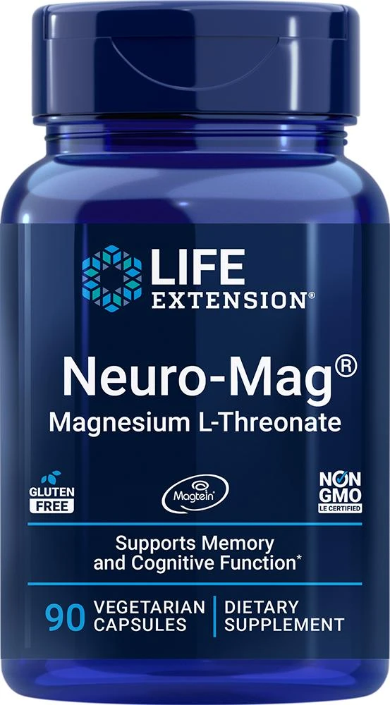 商品Life Extension|Life Extension Neuro-Mag® Magnesium L-Threonate (90 Capsules, Vegetarian),价格¥231,第1张图片